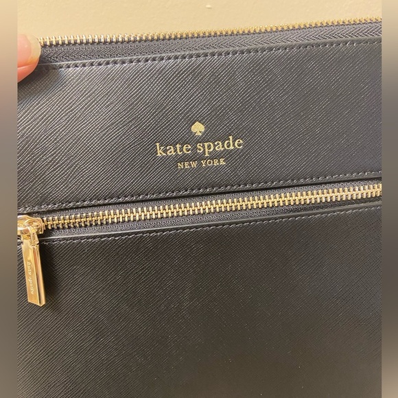Kate Spade New York Black Sadie Crossbody Bag Saffiano Leather NWT - Picture 5 of 6